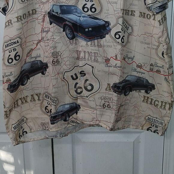 Route 66  Monte Carlo button down short sleeve casual shirt Sz 3XL NWT - Picture 2 of 7
